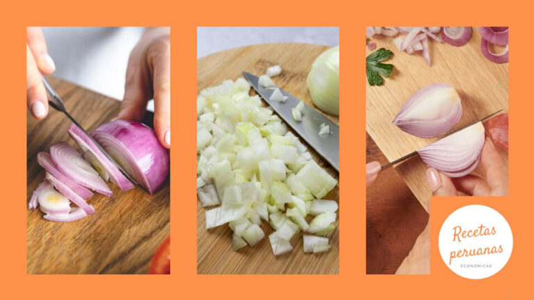 tipos de corte de cocina peruanos