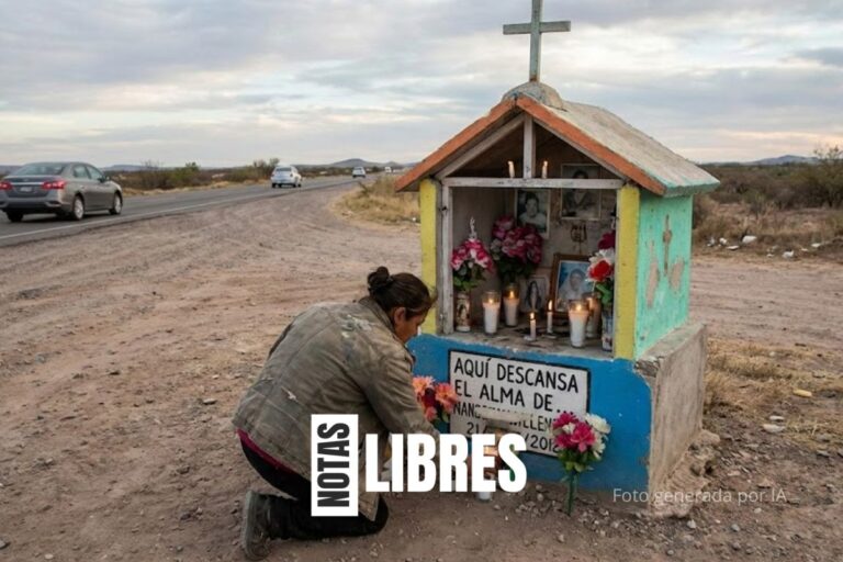 por que hay tumbas en la carretera