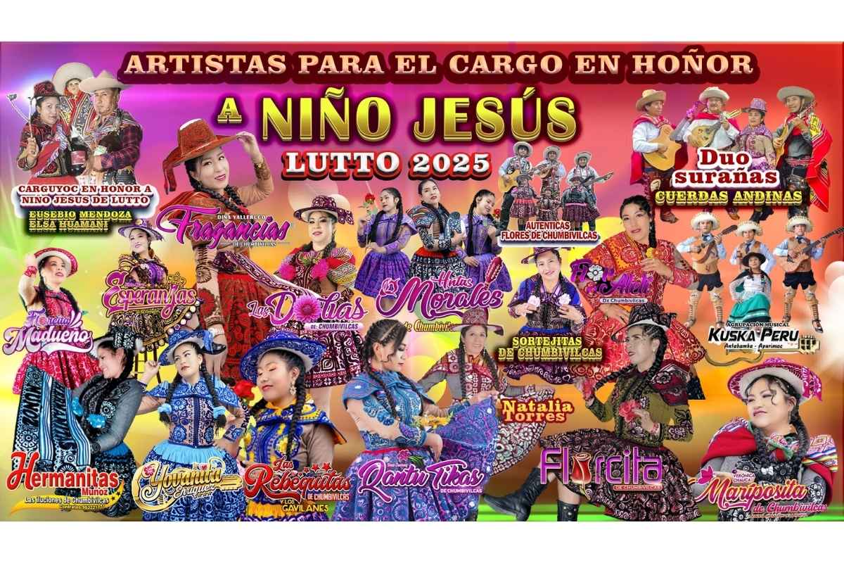 Fiesta Patronal Cargo en Honor al Niño Jesús de Lutto
