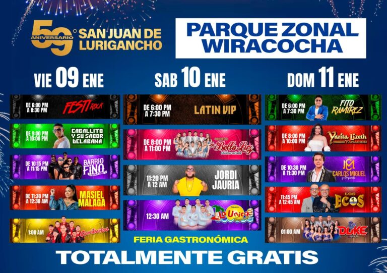 59 aniversario san juan de lurigancho