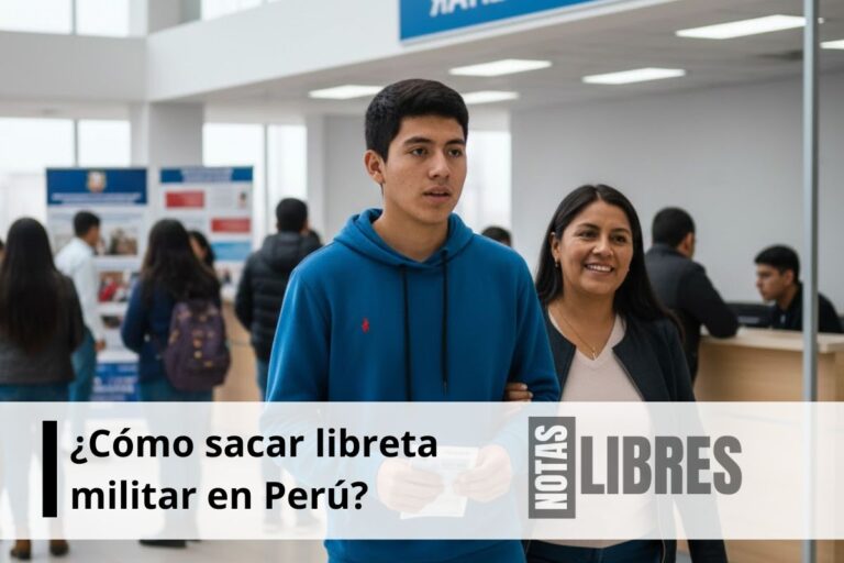 Como sacar libreta militar en Peru