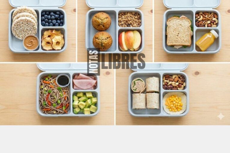 opciones de loncheras saludables