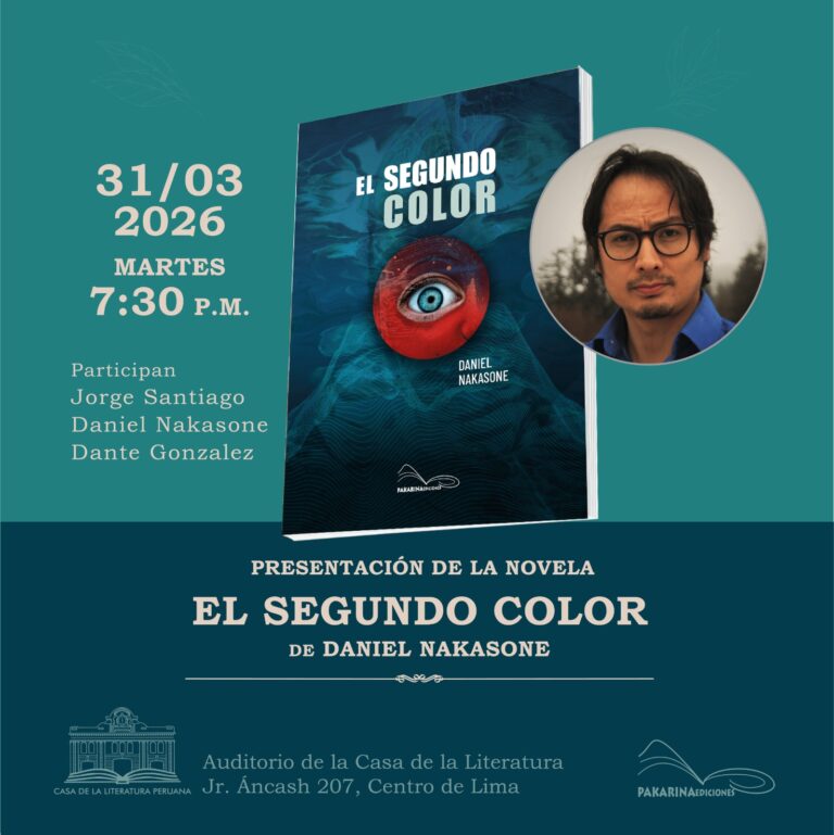 El Segundo Color presentacion de libro de Nakasone, fuente Saniel Nakasone
