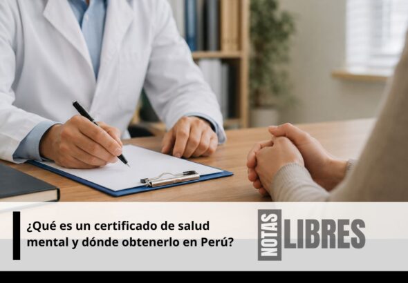 certificado de salud mental donde sacarlo cuanto cuesta Lima